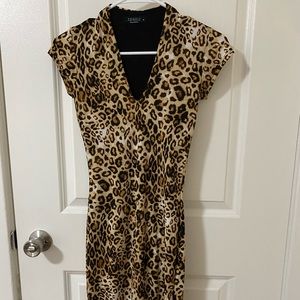 Animal print dress
